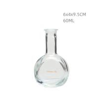 Quality Clear Glass Diffuser Bottles 60ML Decorative Glass Reed Diffuser FDA for sale