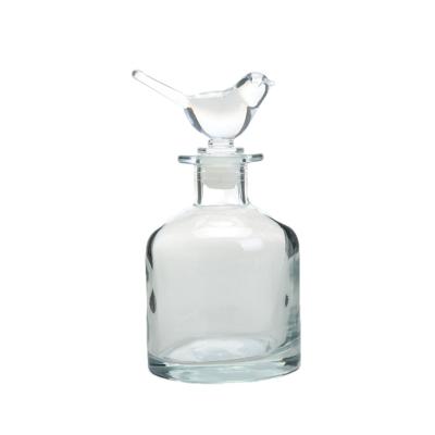 China Stylish Large Glass Diffuser Bottles 250ML Glass Car Perfume Bottle for sale