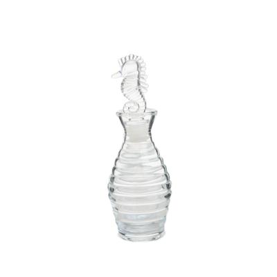 China Difusor de perfume aroma botella de vidrio de lujo 100ml Difusor de vidrio redondo en venta