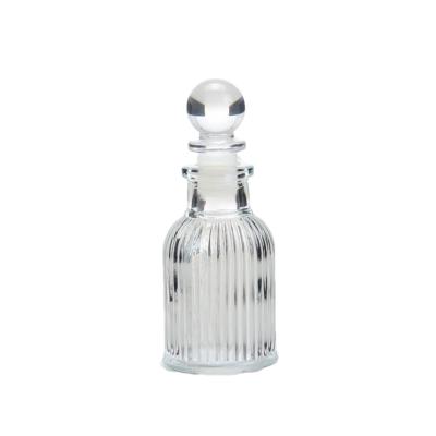China Clear Glass Diffuser Bottles Recyclable 45ML Mini Glass Perfume Bottles for sale
