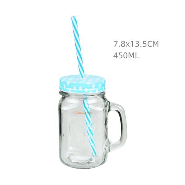Quality Glass Mason Beverage Jar With Airtight Lid Vintage Style Customized for sale