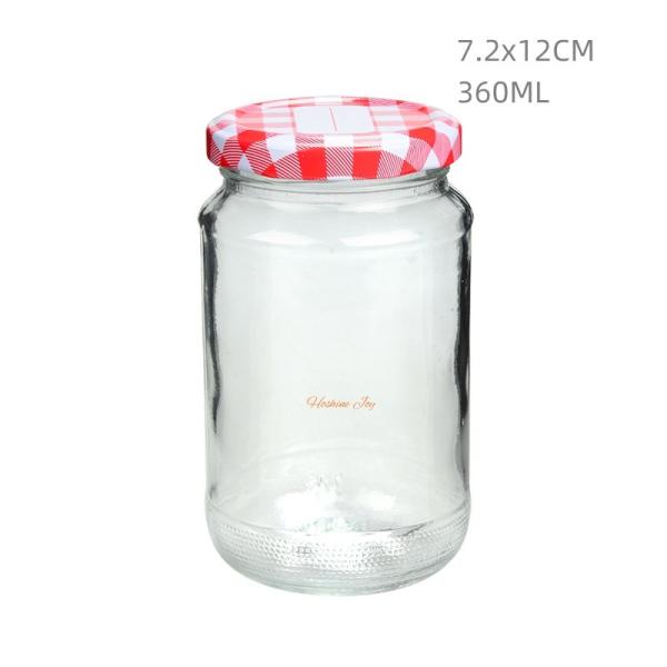 Quality Regular Glass Mason Jar Dishwasher Safe 12OZ Embossed Logo Design for sale