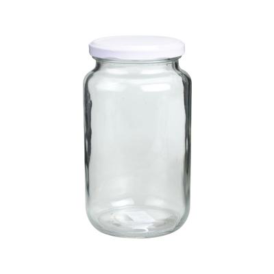 China Storage Transparent Mason Glass Jar 1000ML Large Capacity FDA for sale