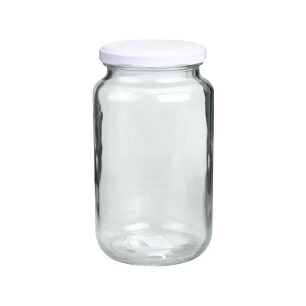 Quality Storage Transparent Mason Glass Jar 1000ML Large Capacity FDA for sale