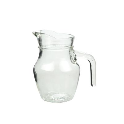 China Household Glass Water Pitcher Jar 550ML Sleek And Elegant Design for sale