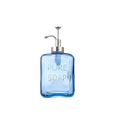 China 550ml Sturdy Glass Soap Dispenser Bottles for Long Lasting Performance à venda