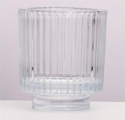 China 300 ml de vidro redondo e espesso para festas de casamento e decoração doméstica à venda