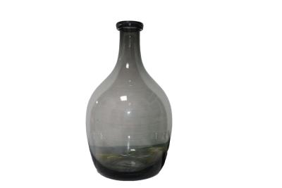Chine H29cm Vase en verre transparent moderne pour les fleurs Décoration élégante à vendre