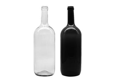 China 750ml Frosted Glass Wine Bottles Vodka Glass Bottles With Screw Cap OEM ODM for sale
