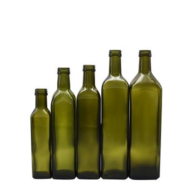 China 270ml 520ml 1L Lead Free Glass Edible Oil Bottle for sale