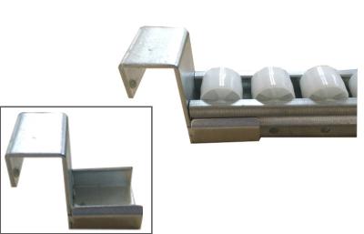 China Galvanice la junta para el material del acero del grueso del conector 2.5m m de Placon de la pista del rodillo en venta
