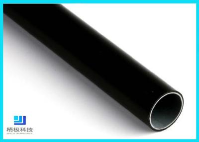 China Black Eco-Friendly  Anti-static Lean Pipe Plastic Coated Steel Pipe For Workshop for sale