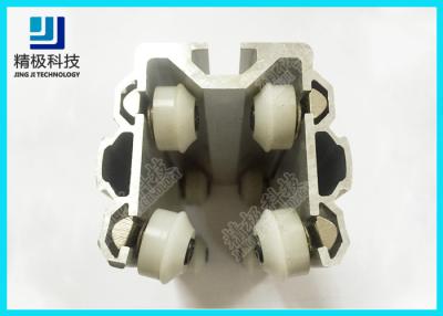 China Prata de alumínio AL-44 da roda do PE da liga de alumínio da trilha 28mm do rolo à venda