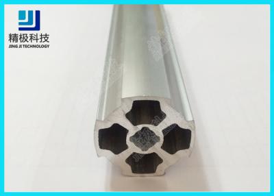 China 6063-T5 Plum Blossom Tubing Aluminium Alloy Pipe Silvery Oxidation Flower Pipe AL-M for sale