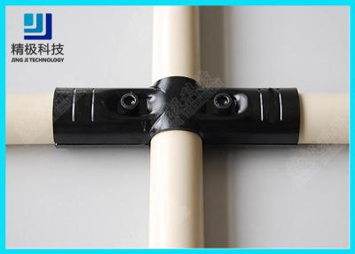 China Straight Way Metal Pipe Joints PE Coated Steel Pipe For Warehouse Shelves  HJ-4 for sale
