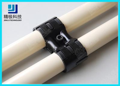 China Adjustable Swivel Metal Pipe Joints For Rotating In Pipe Rack System Black Fitting HJ-8 for sale