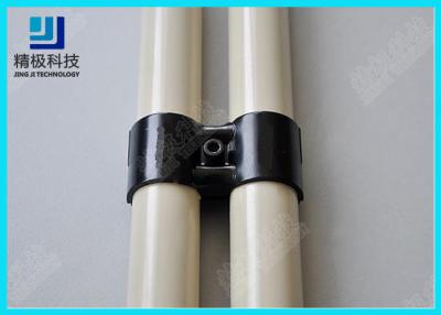 China Strengthen Black Metal Joint For Industrial Logistic Pipe Rack System HJ-11 for sale