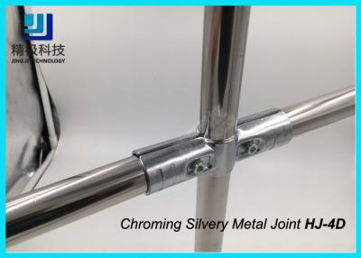 China HJ-4D Paralleled Chrome Pipe Connectors For Conveyor Assembly Lines for sale