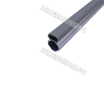 China PVC Material Aluminium Alloy Tube Acrylic Board And Glass Card Slot Pane P-2000-D for sale