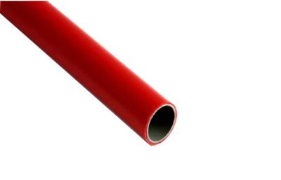 中国 赤 3 層の ABS 仕事台のためのプラスチック上塗を施してある鋼鉄管の管棚 販売のため