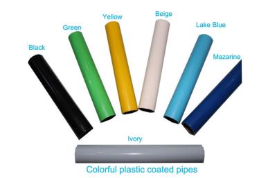 Chine Le plastique flexible a enduit le tuyau d'acier dans le tuyau d'acier soudé de diamètre industriel et grand à vendre
