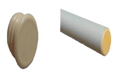 China OEM / ODM Flexible ABS Plastic Pipe Joints Top Cap Wear Resistance for sale
