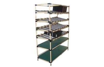 China Modular Food Storage Steel Pipe Rack With 1.2mm Thickness Pipe , Adjustable for sale