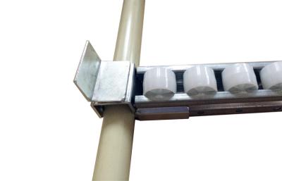 China Tubulação revestida de conexão do diâmetro 28mm do metal do apoio da trilha do rolo na cremalheira de tubulação do FIFO à venda