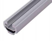 China Slivery C Type 28mm 6063 Aluminium Alloy Pipe 4m/Bar for sale