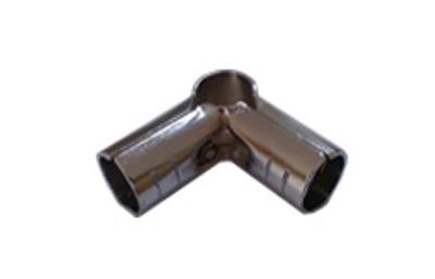 China 2.5mm Thickness SPCC Steel Chrome Pipe Connectors For Racking System for sale
