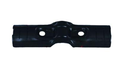 China Black Metal Joints for Pipe Rack System PE Coated Steel Pipe Metal Stamping Joint for sale