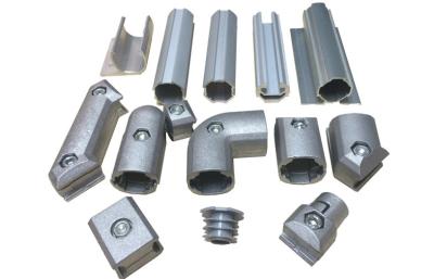 China Die Cast Aluminium Alloy Pipe Aluminium Connector With Surface Oxidation Treatment for sale