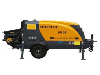 China KP25 Concrete Spraying Machine Output 4-25 Cube Meter Per Hour 3800×1500×1600mm for sale
