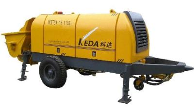 China 1400rpm Speed Stationary Diesel Small Concrete Pump for sale