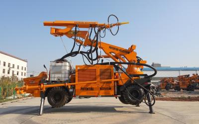 China Robotic Concrete Pumping Machine , Stationary Concrete Pump With Auto - Parallel System for sale