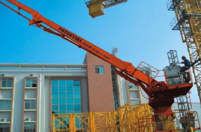 China Hydraulic Stationary Concrete Placing Boom 2.3t Counterweight 360 Degree Slewing Range for sale