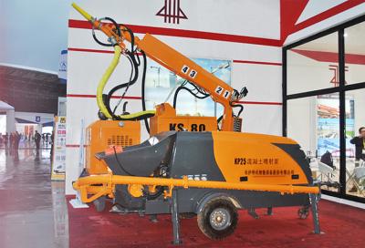 China PLC Control Wet Shotcrete Machine , Concrete Spraying Machine Robot 4 Telescopic Boom for sale