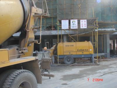 China Motor Power Stationary Concrete Pump Electric - Hydraulic Type HBT60.16.110S for sale