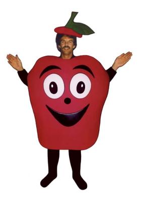 China Baked apple Mascot costume,Fruit mascot costume, Plush mascot, fruit mascot costumes for sale