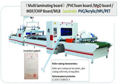 China PVC PET Film Acrylic HPL Coating Laminating Machine Laminating Production Line PUR for sale