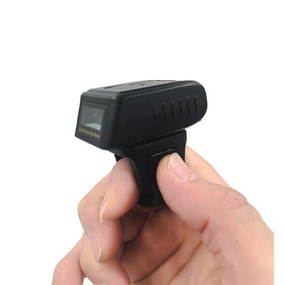 China Kebo SK-210 2D CMOS Finger Ring Wireless 5mil BT 4.0 QR Barcode scanner for sale