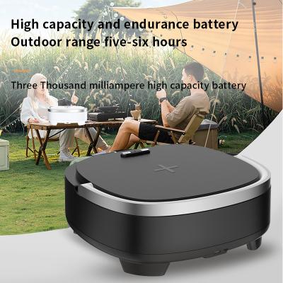 China Snelle stereo Bluetooth luidspreker Qi-oplader Clock 3000mAh batterij Te koop