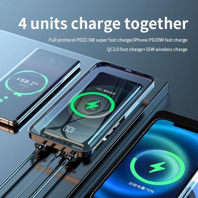 China Multifunctional 2 in 1 Power Bank , Fast Charging Wireless Phone Charger 10000mAh for sale