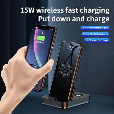 China Zwart Samsung Fast Charge draadloos oplaadpad, 10000mah Power Bank 15w Te koop