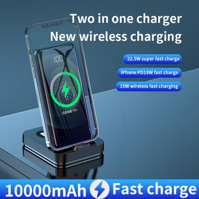 China Over Current Portable Fast Qi Wireless Charger  Power Bank Compatible for sale