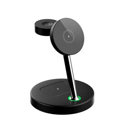 China Magnetic 3 In 1 Multifunctional Wireless Charger Fast Charging for sale