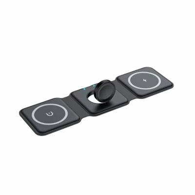 China Cargadores inalámbricos magnéticos compatibles Stand de escritorio 207g para iPhone en venta