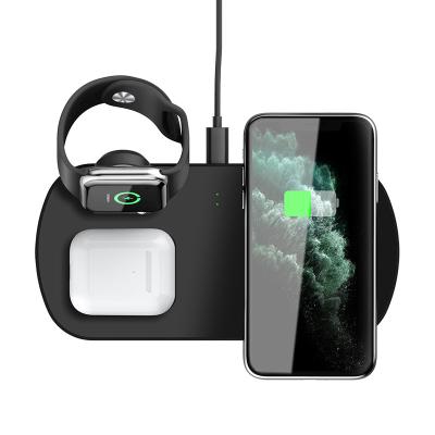 China Short Circuit Protection PC ABS 3 In 1 Qi Wireless Charger for sale