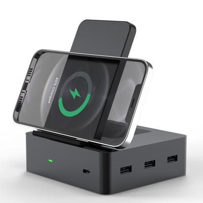 China 40Watt 6 In 1 Wireless Charging Station for sale