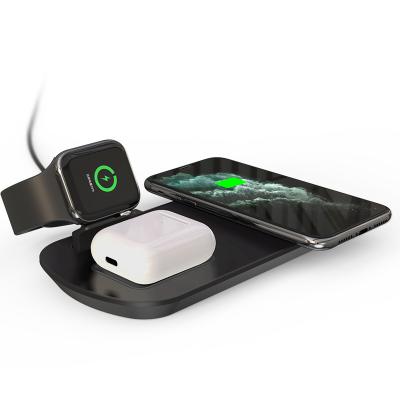 China Apple Watch IPhone 3 In 1 Wireless Charger Station OTP OVP Protection for sale